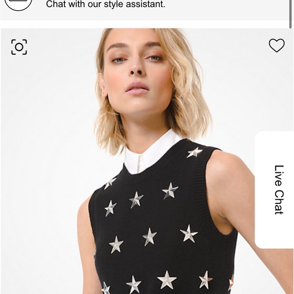 Michael kors cashmere sweater vest - Picture 3 of 3